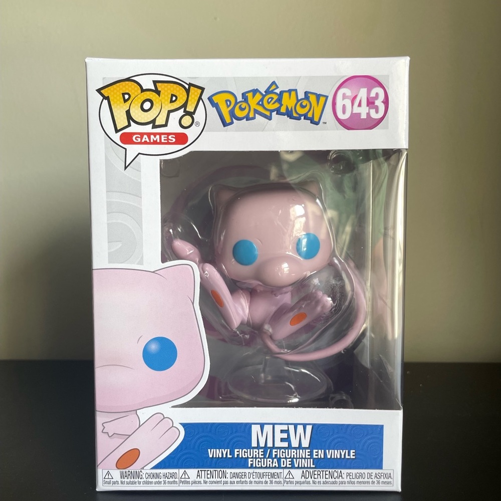 Funk Pop Pokemon Mew #643